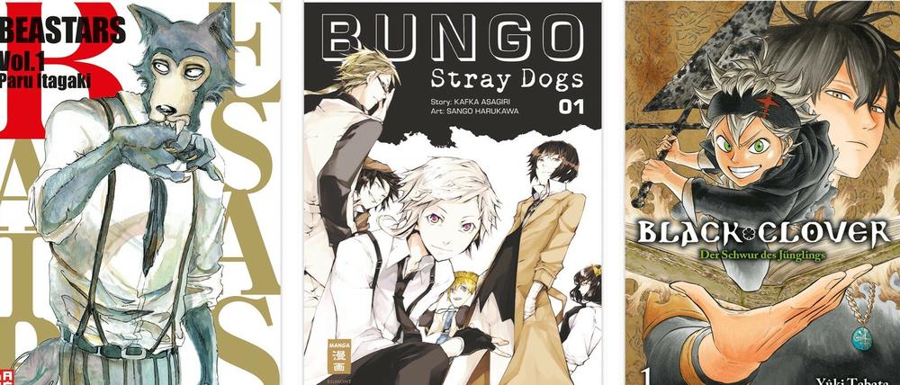 25 Titel werden am Manga Day verschenkt, hier einige der Covermotive.