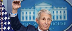 Amerikas Seuchen-Erklärer: Anthony Fauci im Presseraum des Weißen Hauses im Dezember 2021. 