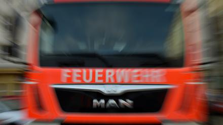 Feuerwehrfahrzeug in Berlin (Archivbild).