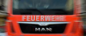 Feuerwehrfahrzeug in Berlin (Archivbild).