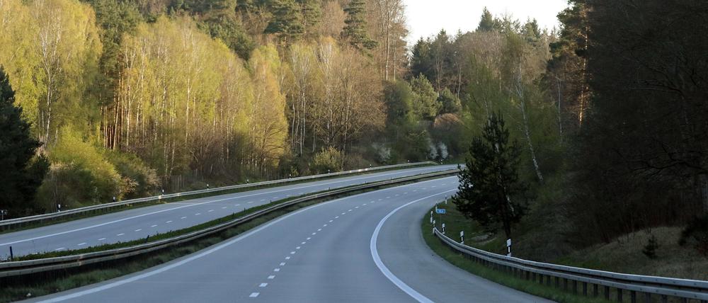 Die Autobahn A11 in Brandenburg (Archivbild).