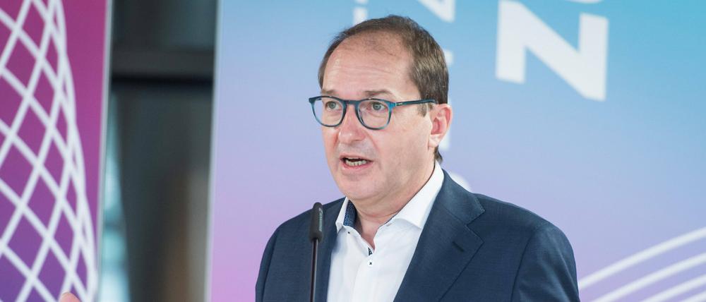 Alexander Dobrindt, Vorsitzender der CSU-Landesgruppe im Jahr 2020. (Archivbild)