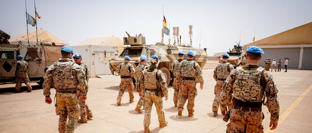 Bundewehrsoldaten in Gao.