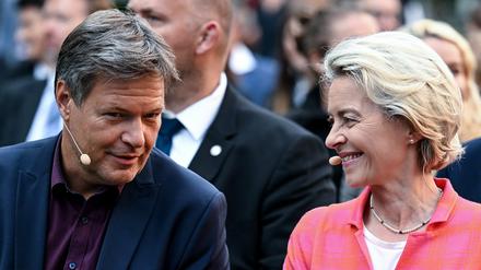 Robert Habeck und Ursula von der Leyen