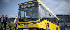 Der neue E-Bus der BVG.