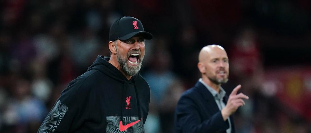 Für Liverpools Trainer Jürgen Klopp lief das Spiel in Manchester alles andere als erwünscht.