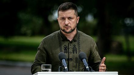 Der ukrainische Präsident Volodymyr Selenskyj dankte für die internationale Unterstützung (Archivbild).