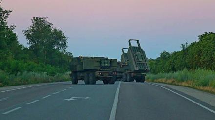 Himars-Raketenwerfer in der Ukraine. 