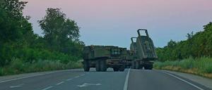 Himars-Raketenwerfer in der Ukraine. 
