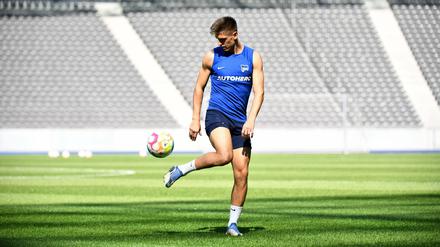 Nicht Stamm- und auch nicht Ersatzspieler. Krzysztof Piatek ist bei Hertha BSC ausschließlich Wechselkandidat.