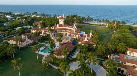Das Trump-Anwesen Mar-a-Lago wurde am 8. August vom FBI durchsucht.