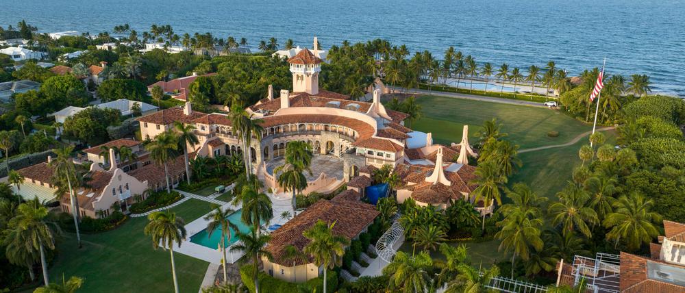 Das Trump-Anwesen Mar-a-Lago wurde am 8. August vom FBI durchsucht.