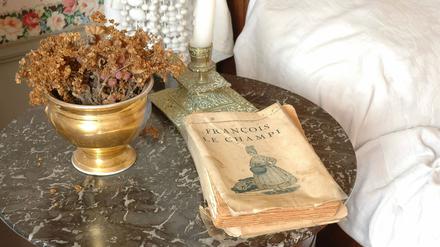 Im Marcel Proust Museum, auf dem Tisch George Sands Landgeschichten.