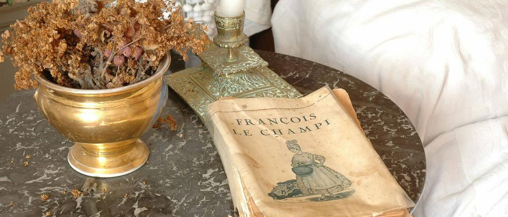 Im Marcel Proust Museum, auf dem Tisch George Sands Landgeschichten.