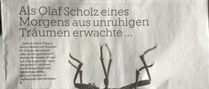 Titelseite der "taz"-Dienstagsausgabe