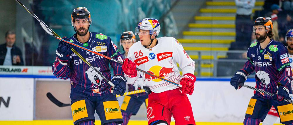 Die Eisbären testeten zuletzt bereits gegen internationale Gegner, hier gegen Red Bull Salzburg.
