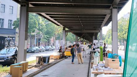 Noch bis Sonntag läuft das kleine Projekt an der Skalitzer Straße.