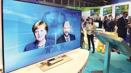 Größer, schöner, lauter – und inzwischen immer energieeffizienter. Auf der Ifa gibt es immer die neuesten Produkte und Technologien aus der Unterhaltungselektronik und der Hausgeräteindustrie zu sehen. In diesem Jahr vom 2. bis zum 6. September. Foto: AFP/Tobis Schwarz
