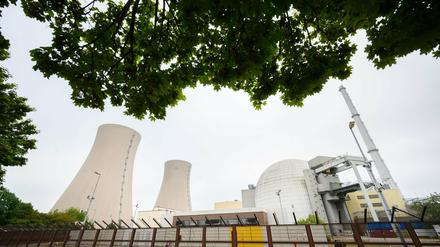 Das stillgelegte Atomkraftwerk Grohnde in Niedersachsen. 