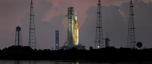 Die Artemis I am Nasa-Standort in Cape Canaveral.