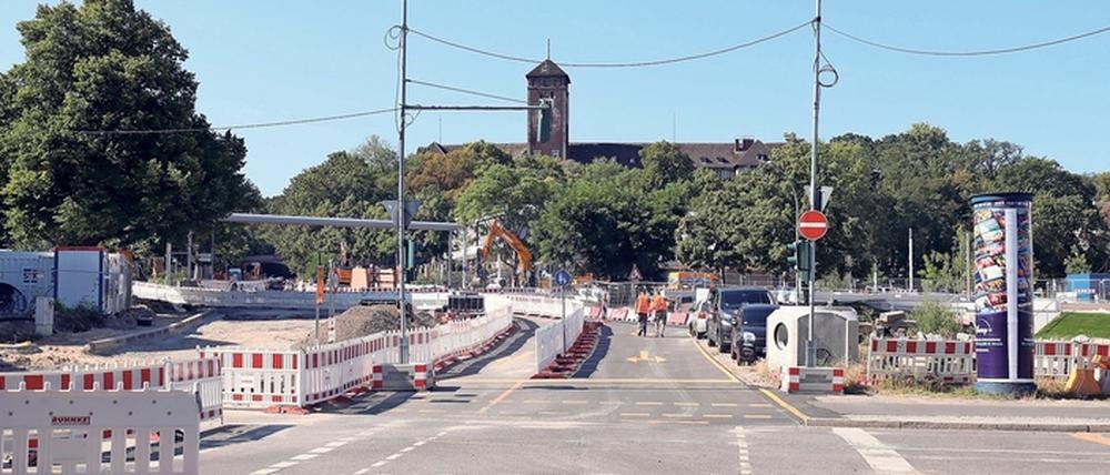 Der Weg über das Leipziger Dreieck ist nicht immer leicht zu finden. 