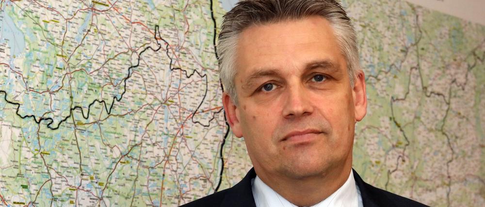 Brandenburgs Polizeipräsident Oliver Stepien.
