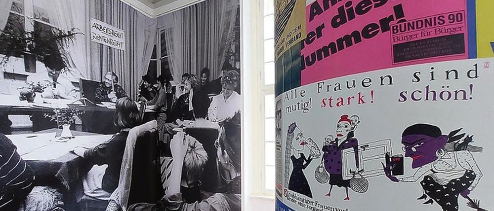 Das Plakat von Anke Feuchtenberger entstand für die Wahlen 1990 für den Unabhängige Frauenverband.