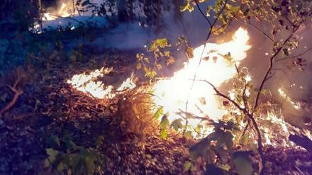 Das Feuer war am Dienstagmorgen ausgebrochen.