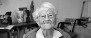 Brigitte Grell wurde 100 Jahre alt.