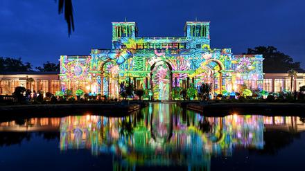 Das bunte Herz der Schlössernacht: Die Orangerie wird im Park Sanssouci. 