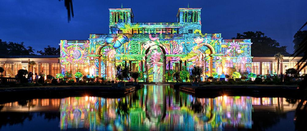 Das bunte Herz der Schlössernacht: Die Orangerie wird im Park Sanssouci.