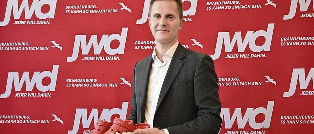 Benjamin Grimm, Staatssekretär in der Staatskanzlei, stellte am Montag die neue Kampagne vor.