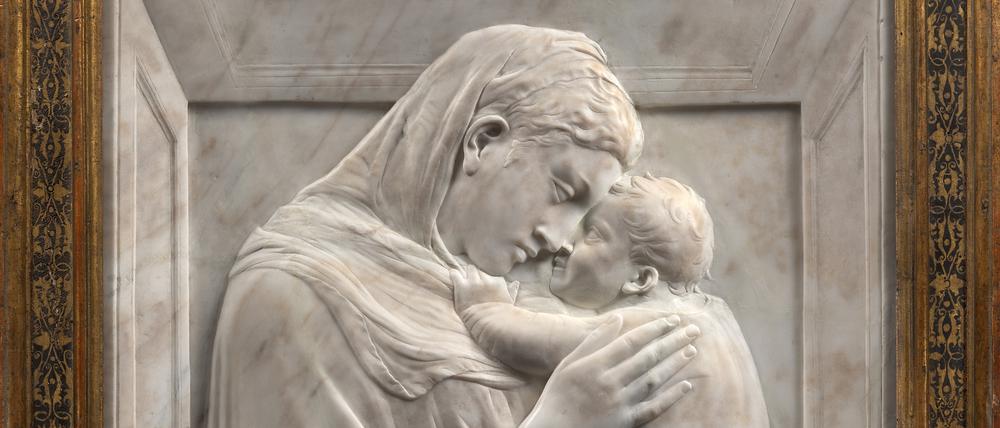 Donatello, Maria mit dem Kind (Pazzi-Madonna), ca. 1422, Marmor