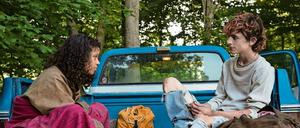 Amerika-Roadtrip. Taylor Russell (links) und Timothée Chalamet in dem Film „Bones and All“.