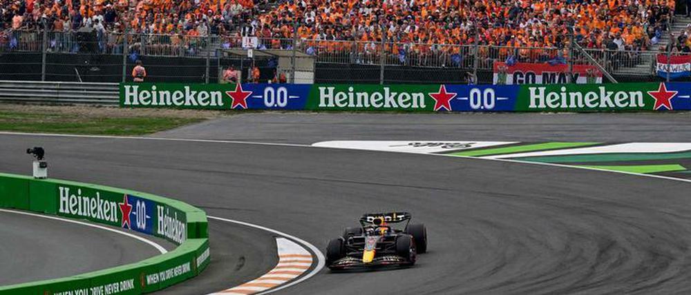 Max Verstappen fuhr zur Freude seine Fans einen sicheren Sieg heraus.