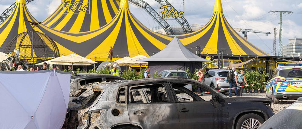 Der Unglücksort in Duisburg.