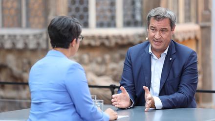 Aber auf das ZDF-Sommerinterview will CSU-Chef Markus Söder auf keinen Fall verzichten.