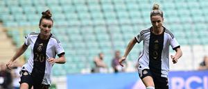 Knapp fünf Wochen nach dem unglücklich verlorenen EM-Finale machen die deutschen Fußballerinnen die WM-Teilnahme perfekt