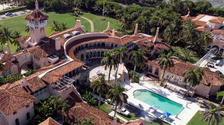 Die Abstellkammer befindet sich im Keller des Trump-Anwesens Mar-a-Lago.