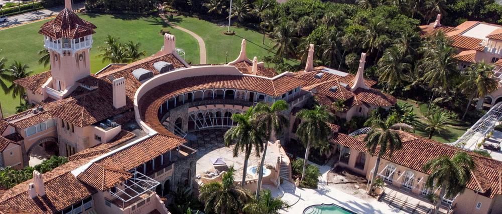 Die Abstellkammer befindet sich im Keller des Trump-Anwesens Mar-a-Lago.