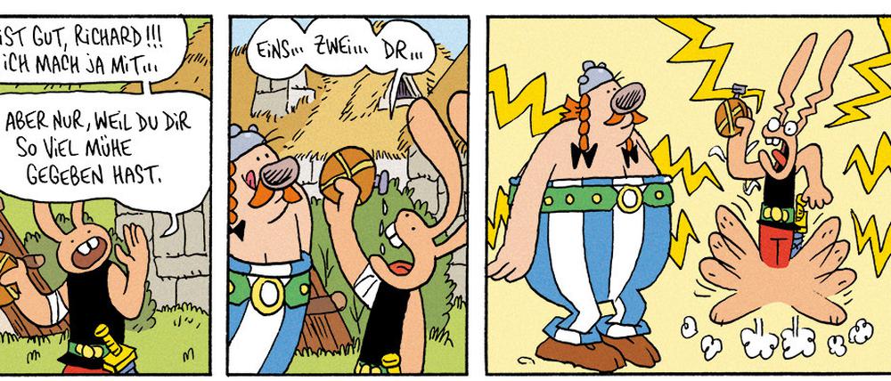 Grässliches Gebräu: Herr Hase lernt den Zaubertrank kennen.