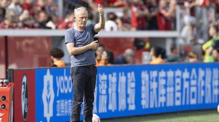 Die eins steht. Christian Streich ist mit Freiburg Tabellenführer.