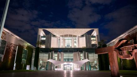 So groß und doch zu klein: das Bundeskanzleramt.