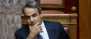 Der griechische Premier Kyriakos Mitsotakis steht unter Druck.