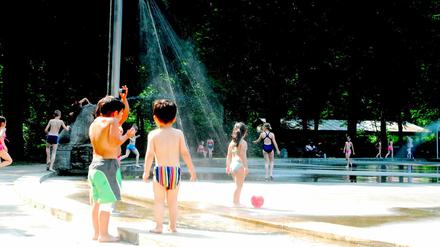 Ein harmloser Wasserspielplatz, um den sich nach einem Polizeieinsatz eine Debatte um Diskriminierung und Nacktheit rankte: die Plansche im Plänterwald.