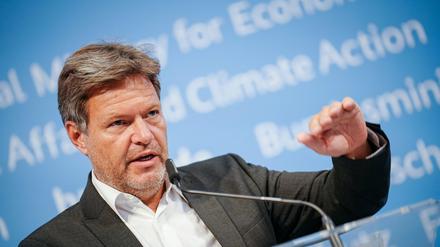 Robert Habeck (Bündnis 90/Die Grünen), Bundesminister für Wirtschaft und Klimaschutz.
