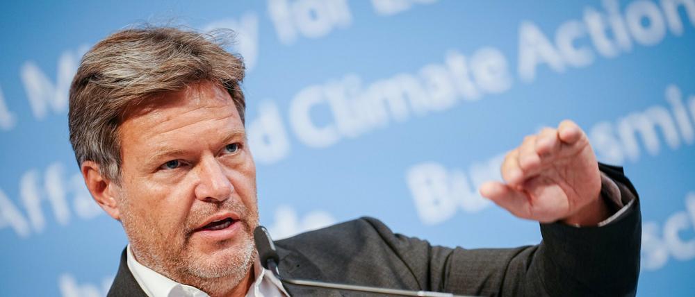 Robert Habeck (Bündnis 90/Die Grünen), Bundesminister für Wirtschaft und Klimaschutz.