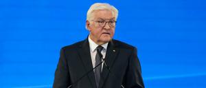 Bundespräsident Frank-Walter Steinmeier bei der Gedenkveranstaltung am 5. September 2022 zum 50. Jahrestag des Anschlags bei den Olympischen Spielen in München.