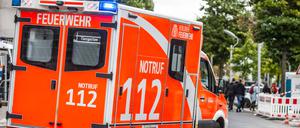 Ein Rettungswagen im Einsatz. (Symbolbild)