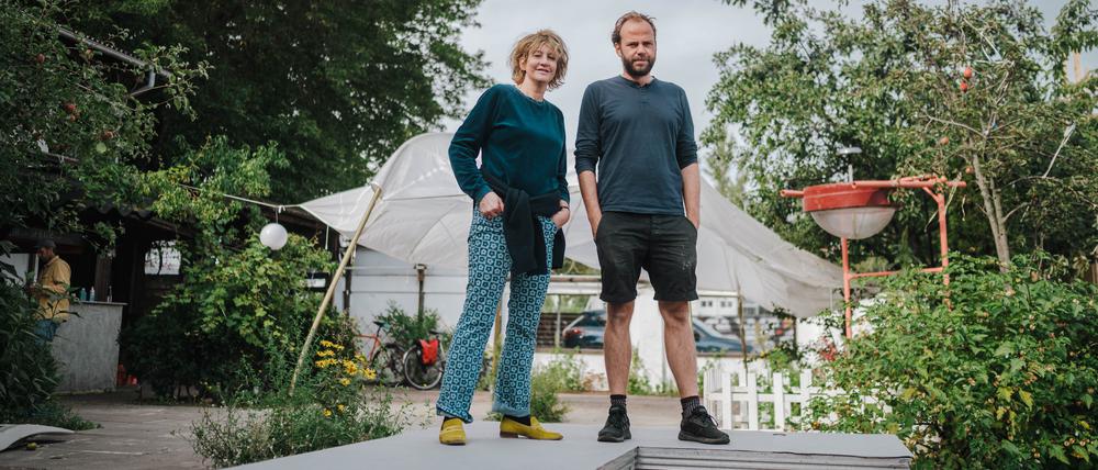 Matze Görig und Barbara Meyer von vom Jugendverein „Schlesische 27“.